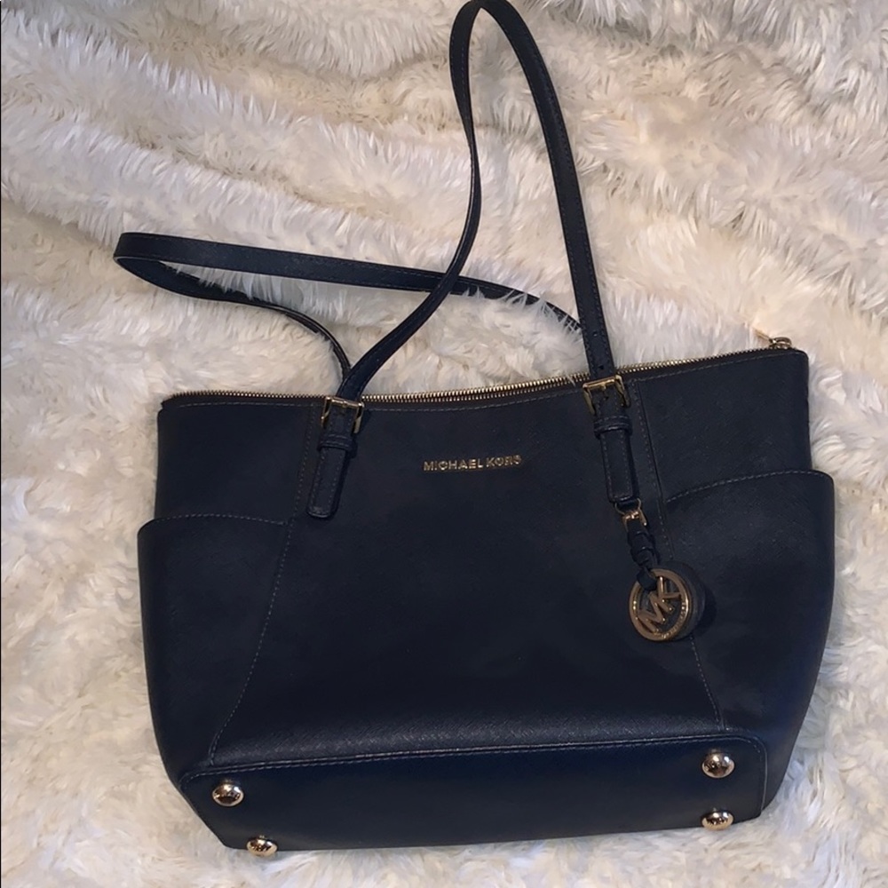 Michael Kors Navy Blue Purse